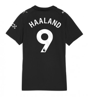 Manchester City Erling Haaland #9 Udebanetrøje Dame 2025-26 Kortærmet